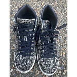 CONVERSE MID PONY HAIR SNEAKERS Size 5.5